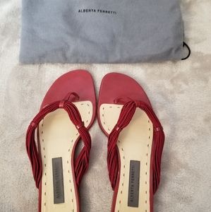 Alberta Ferretti flip flops size 35 1/2.
